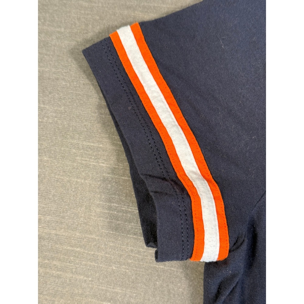 NFL Team Apparel Chicago Bears Womens XL V-Neck T-Shirt Navy Blue Orange 20 XL - Picture 6 of 7
